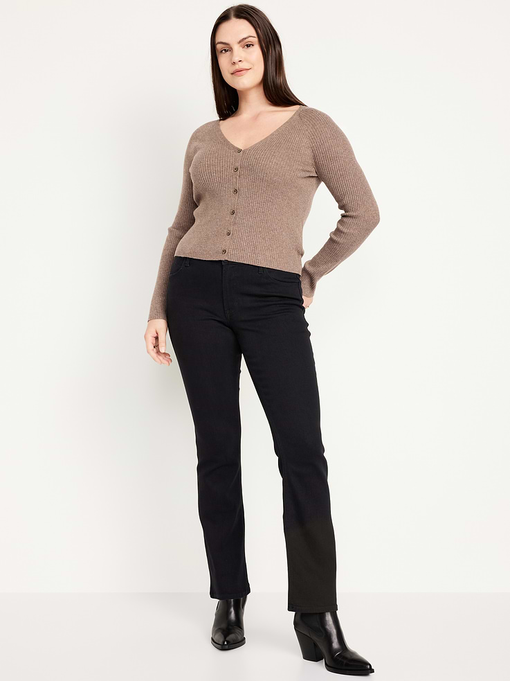 L'image numéro 5 présente Jean Wow semi-évasé à taille mi-basse