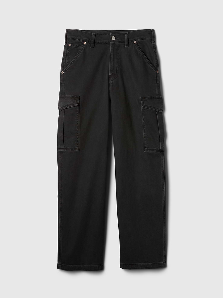 Image number 7 showing, Mid Rise '90s Loose Cargo Jeans