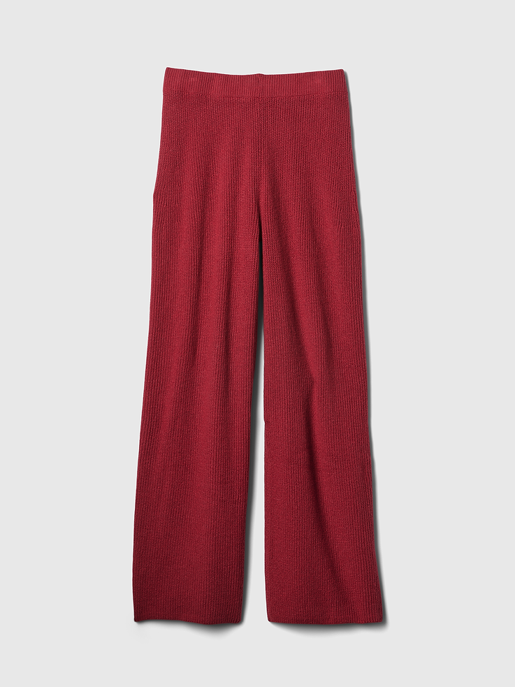Image number 5 showing, CashSoft Shaker-Stitch Sweater Pants