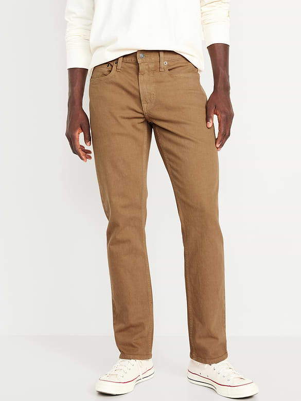 Straight Five-Pocket Built-In Flex Pants
