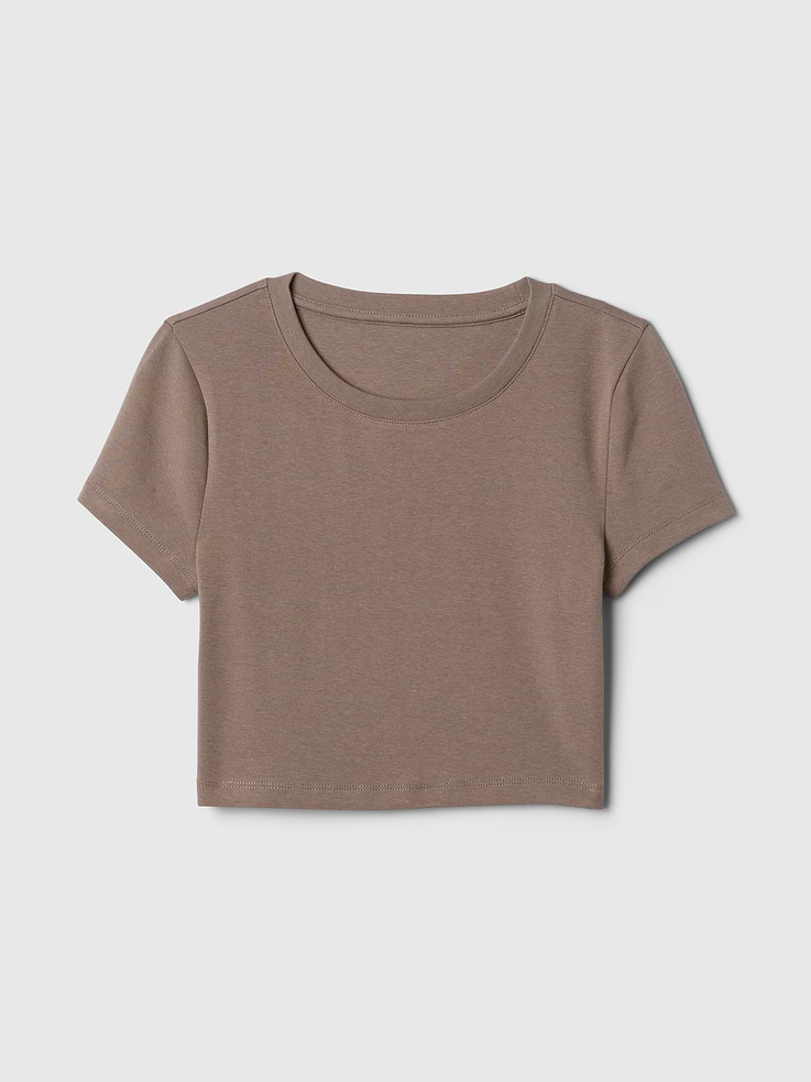 L'image numéro 4 présente T-shirt court moderne