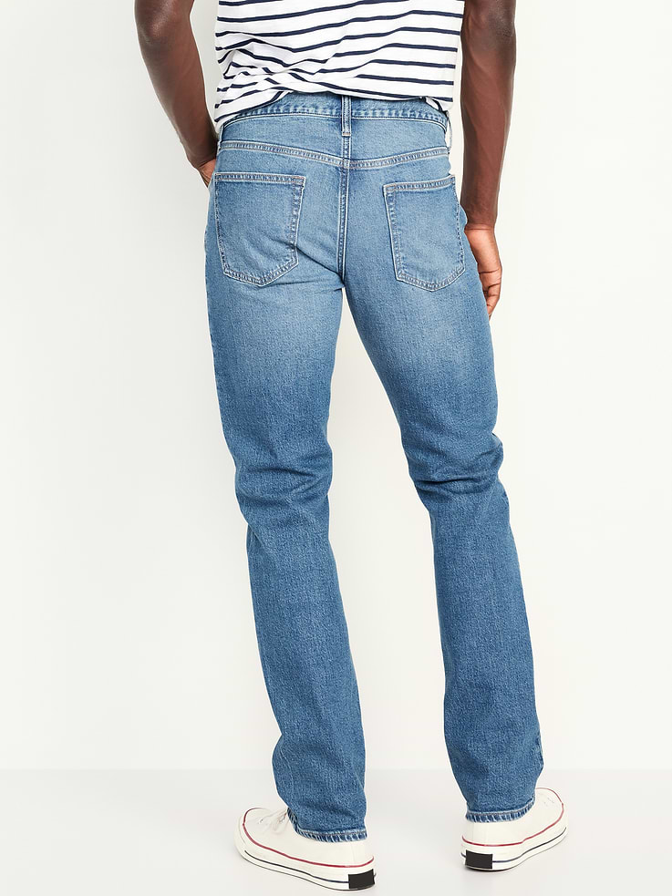 Image number 2 showing, Straight Five-Pocket Built-In Flex Jeans