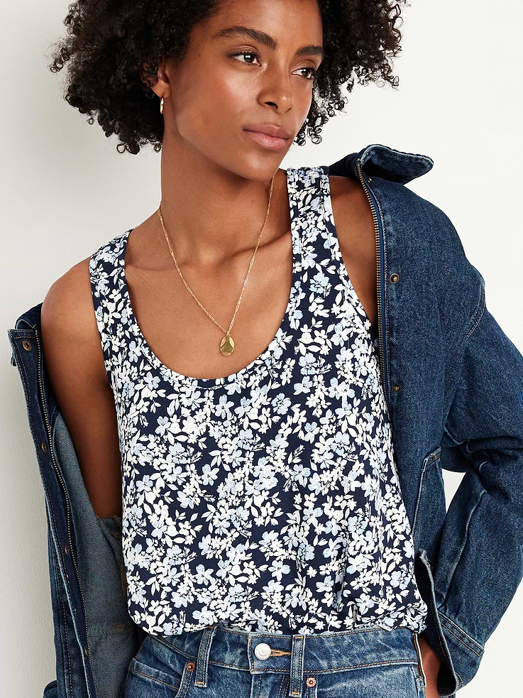 Image 4 de 8, Camisole en tissu souple sans manches