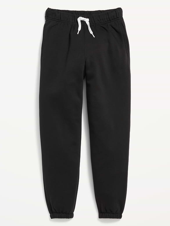 Pantalon de jogging coupe généreuse en coton ouaté pour garçon