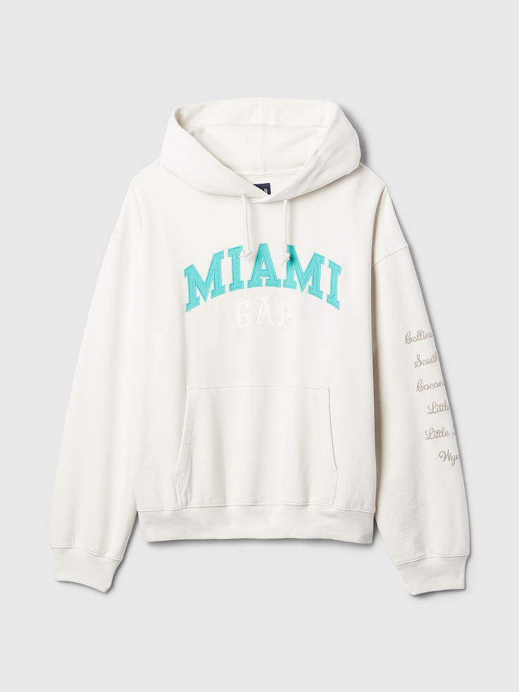 Image 5 of 5, Gap Miami City Logo Hoodie