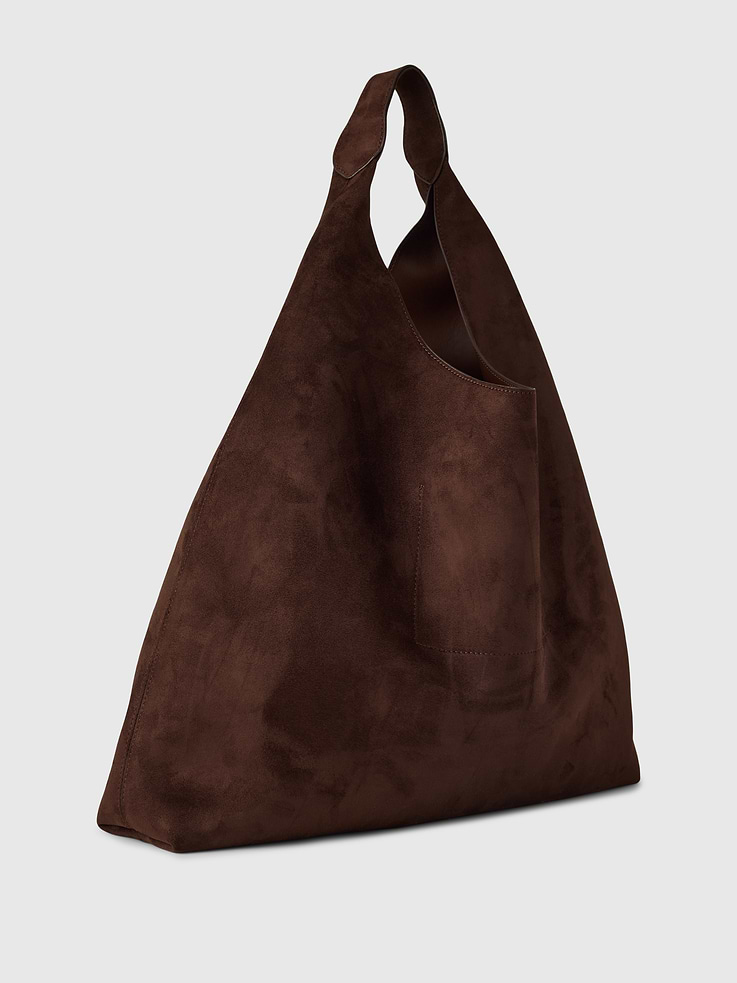 Image number 3 showing, Vegan Suede Slouchy Tote Bag