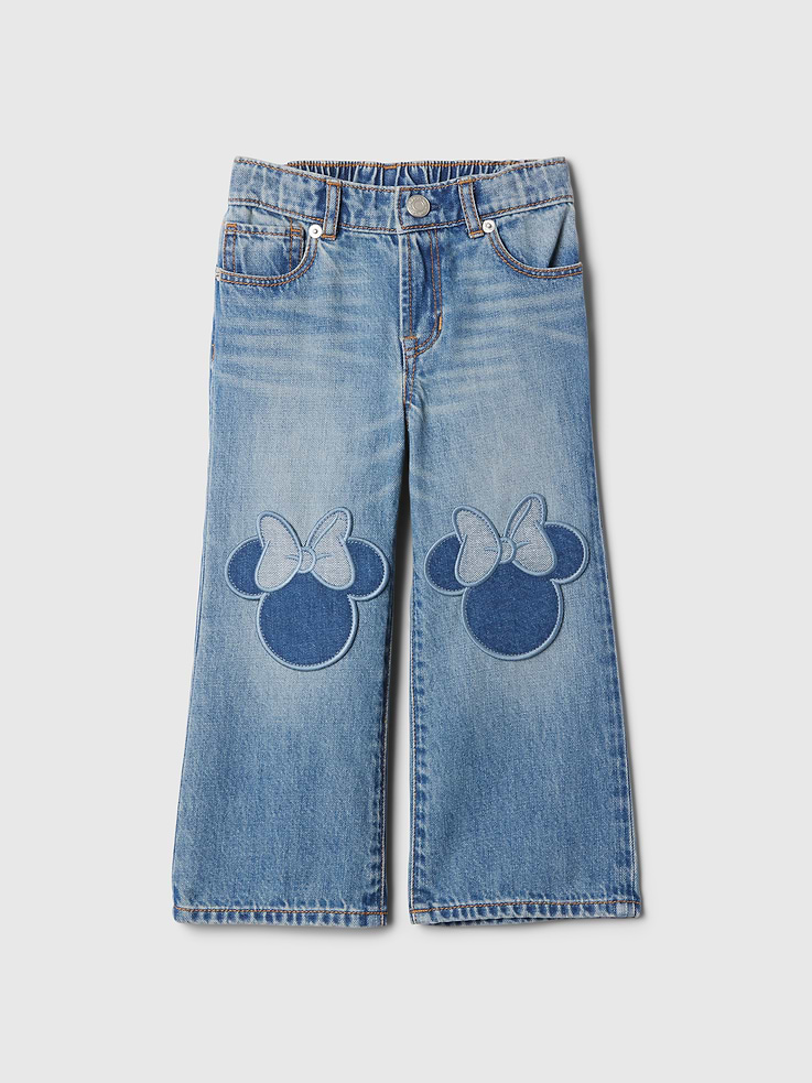 Image number 1 showing, Gap × Disney Baby & Toddler Minnie Mouse Stride Jeans