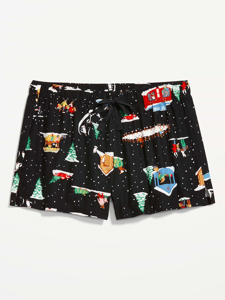 Image 4 of 8, Flannel Pajama Boxer Short