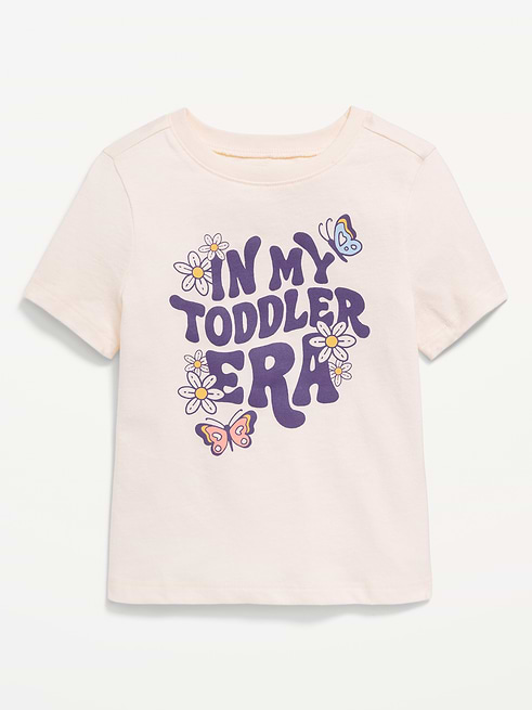 Short Short-Sleeve Graphic T-Shirt for Toddler Girls on clearance at Old Navy — 50% off