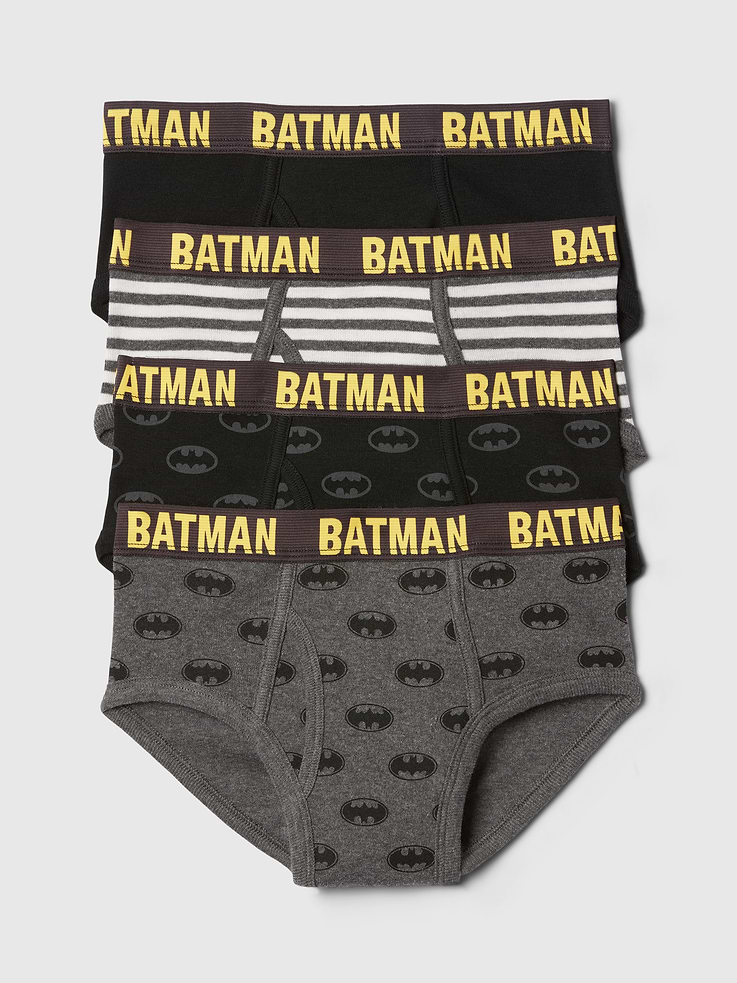 Image number 1 showing, GapKids | DC Organic Cotton Batman Briefs (4-Pack)