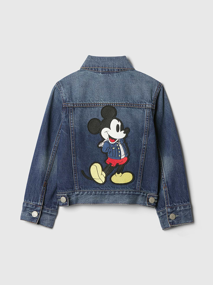 Image number 1 showing, Gap × Disney Baby & Toddler Mickey Mouse Icon Denim Jacket