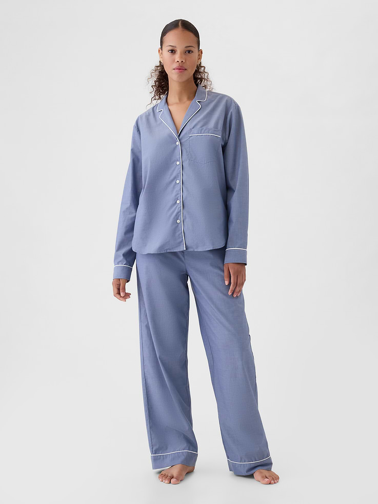 Image 3 of 5, Poplin PJ Shirt