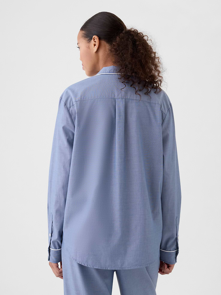Image 2 of 5, Poplin PJ Shirt