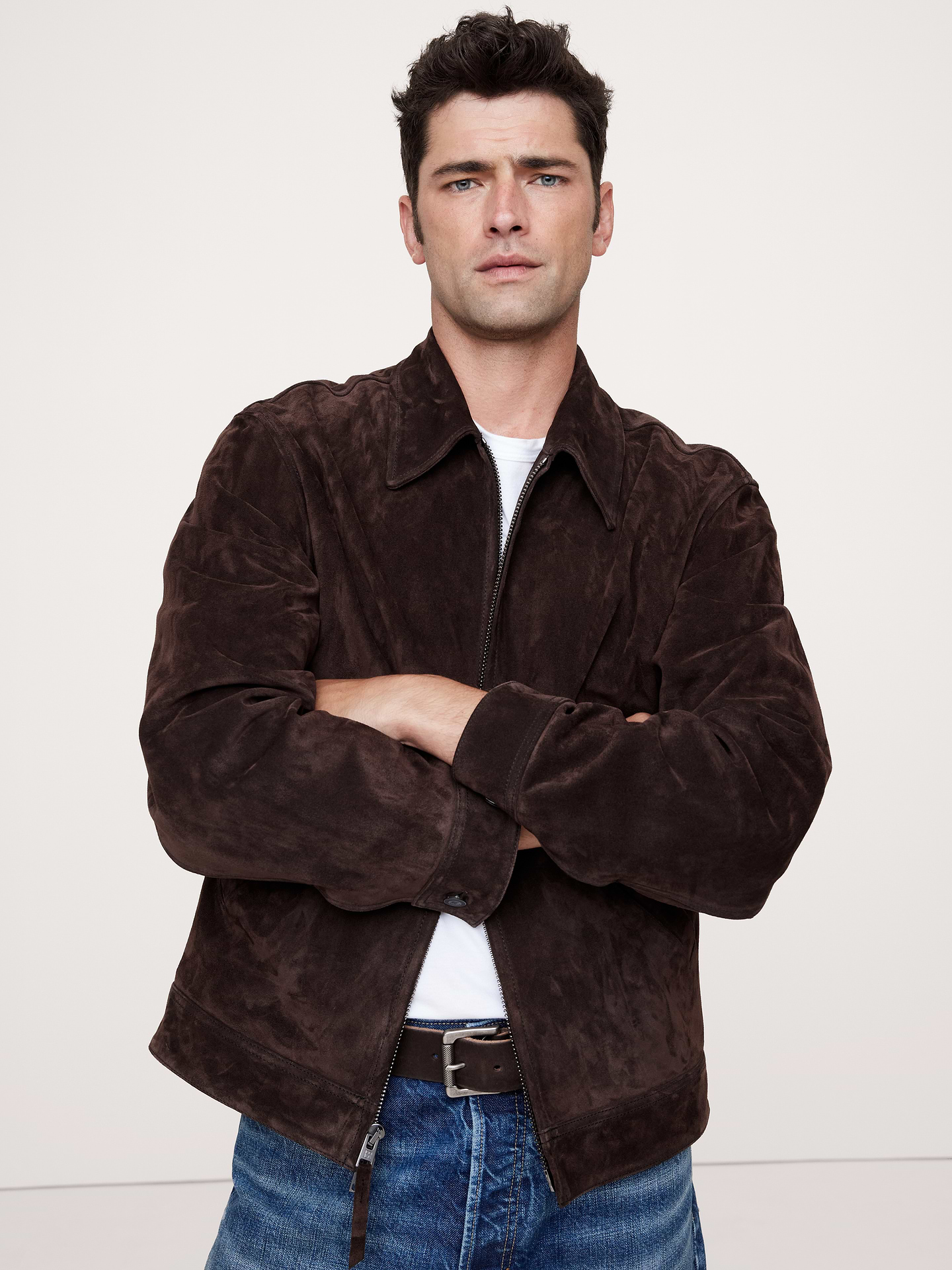 Image number 1 showing, Suede Garage Jacket