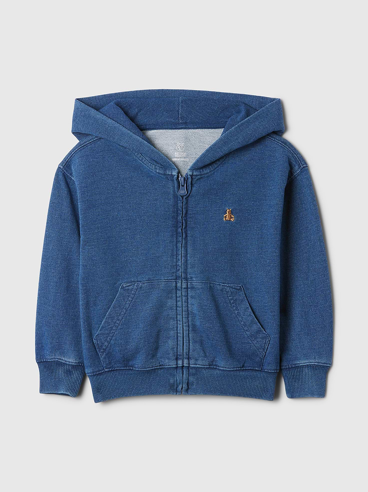 Image number 1 showing, Baby & Toddler VintageSoft Relaxed Zip Hoodie
