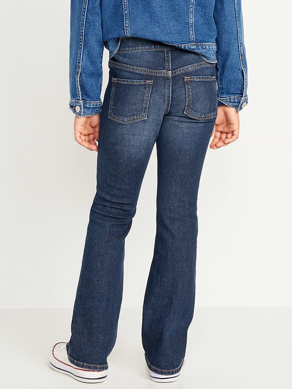 Jean Wow évasé à taille extensible pour fille