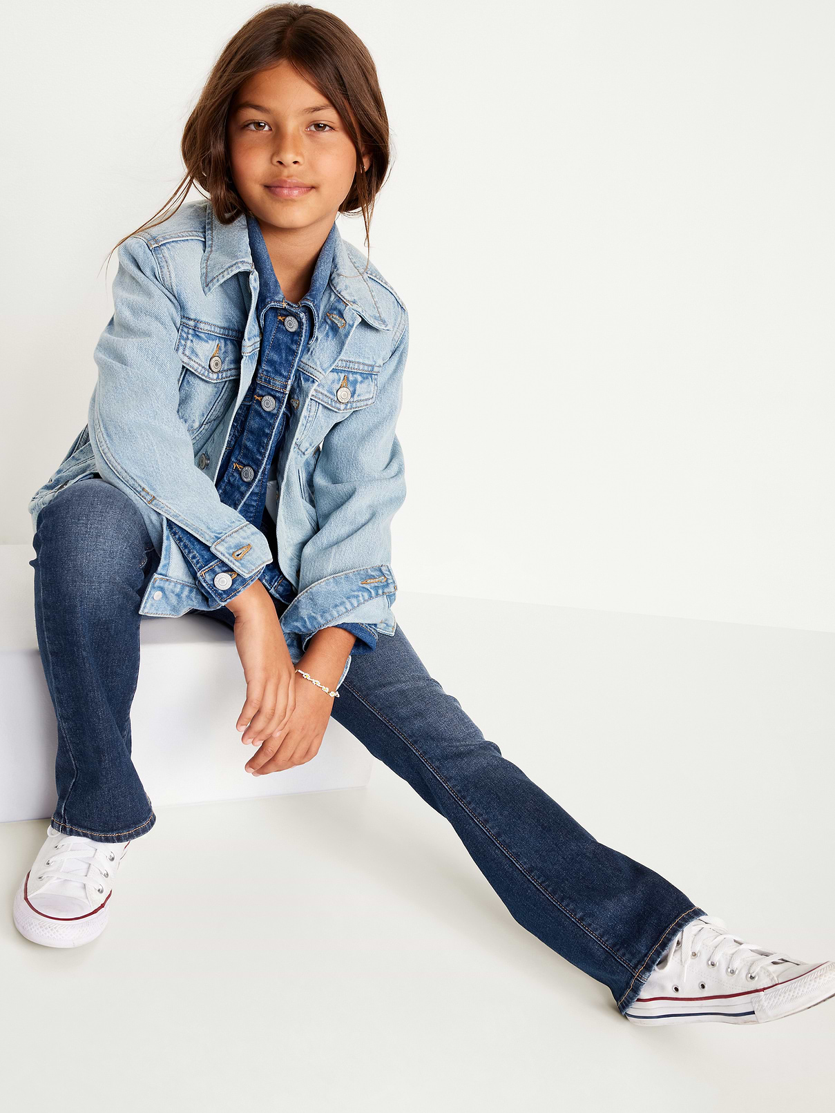 Image number 3 showing, Wow Boot-Cut Pull-On Jeans for Girls