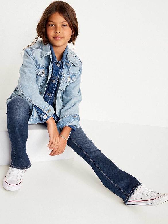 Jean Wow évasé à taille extensible pour fille