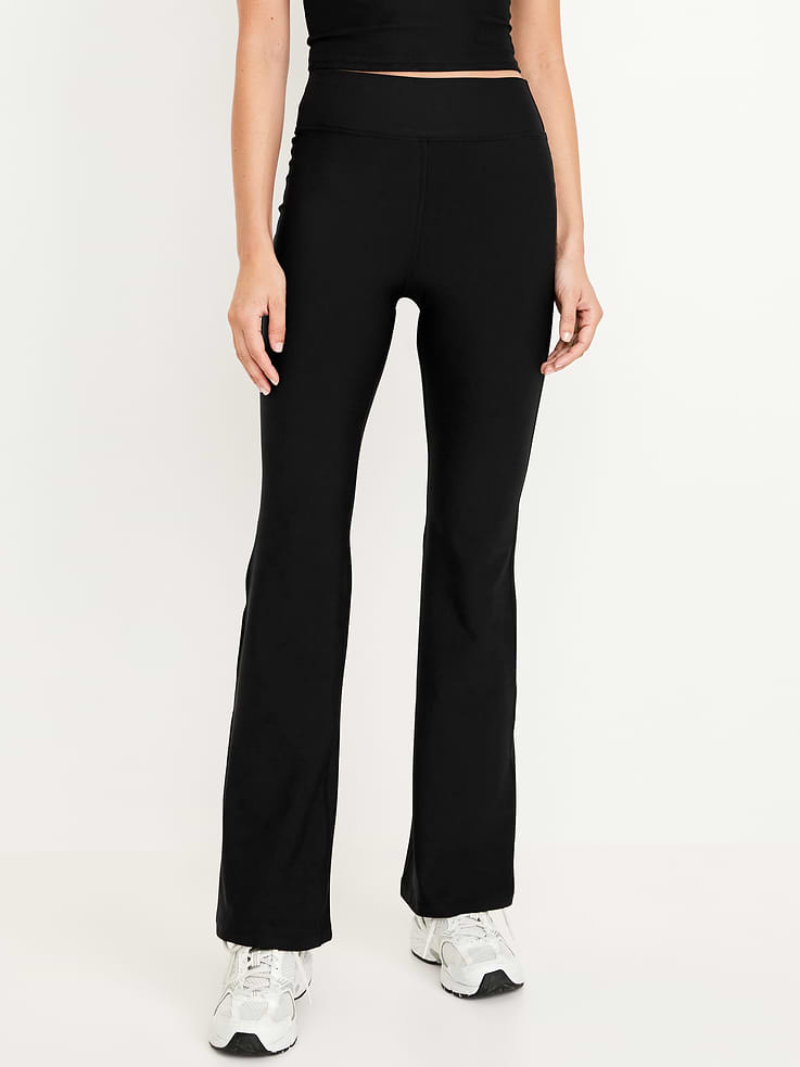 Image number 1 showing, Extra High-Waisted PowerSoft Flare Leggings