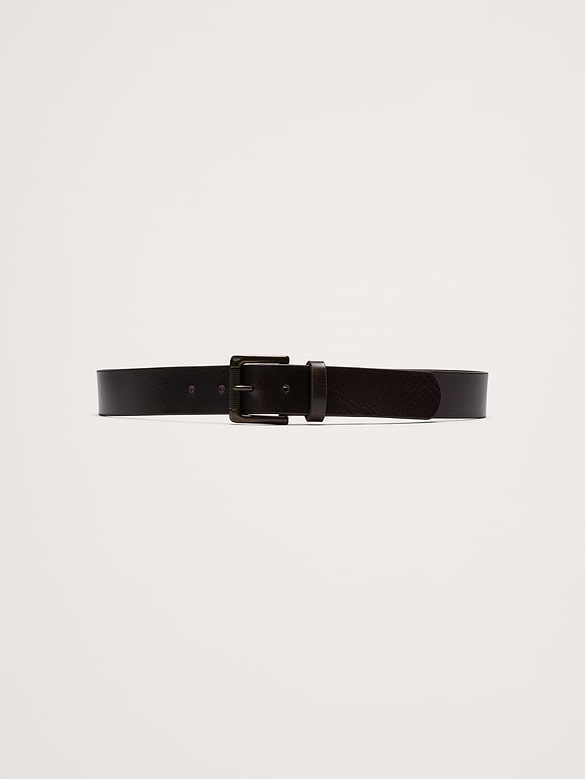 Ceinture en cuir vieilli