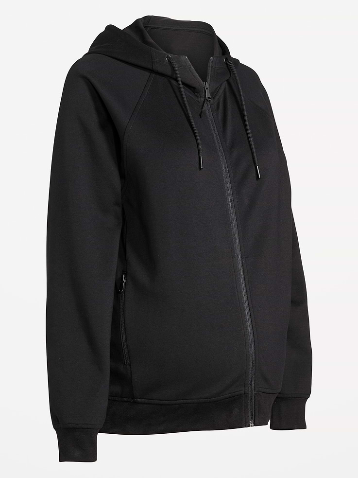 Image number 4 showing, Maternity Dynamic Fleece Full-Zip Hoodie