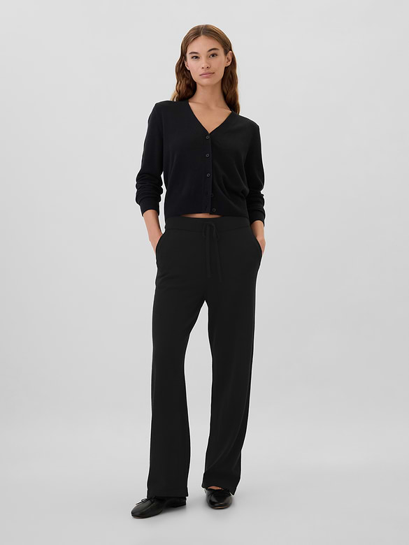 CashSoft Wide-Leg Sweater Pants