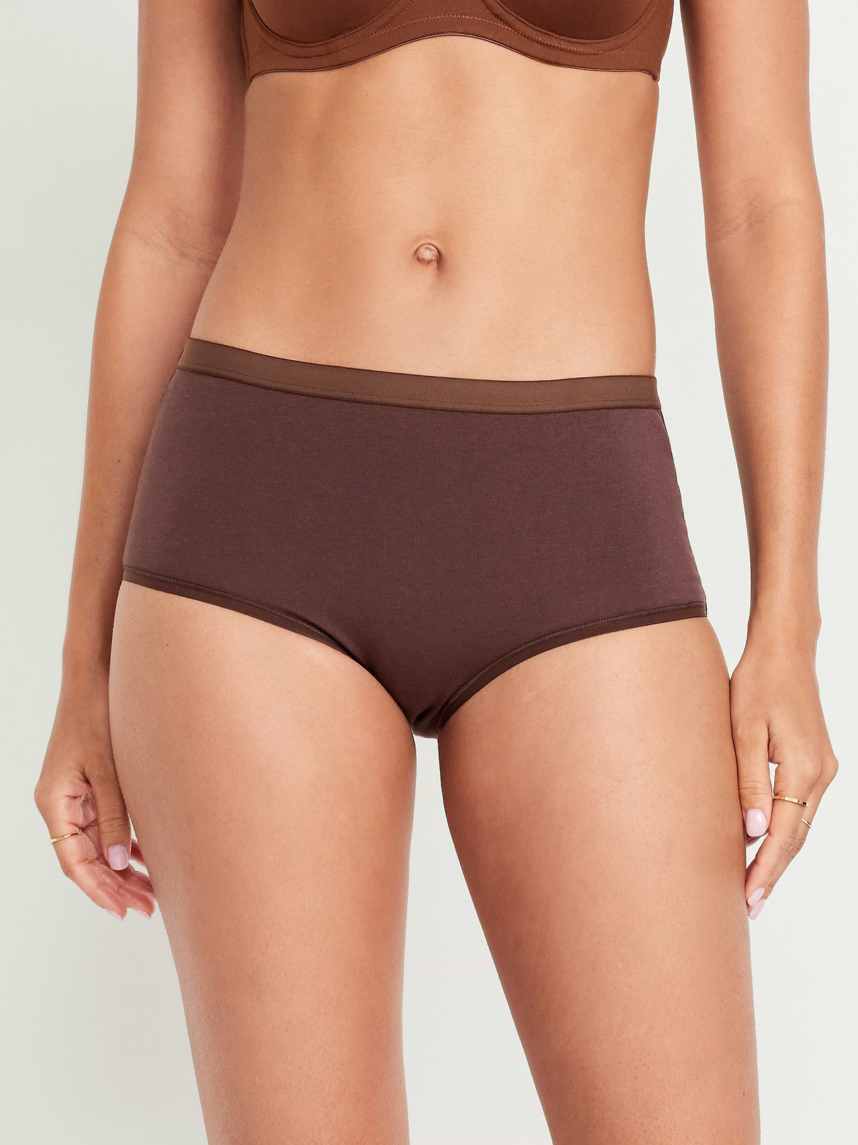 Image number 1 showing, High-Waisted Everyday Brief Cotton Underwear