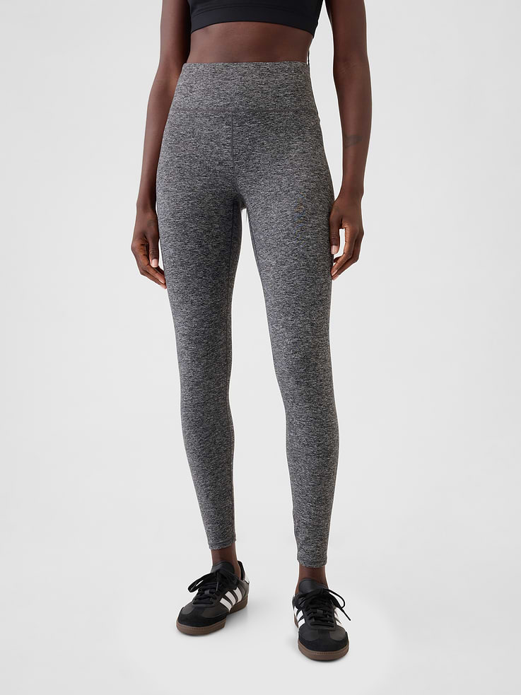 Image number 2 showing, GapFit Smooth High Rise Jersey Leggings