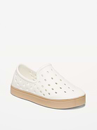 L'image numéro 1 présente Chaussures perforées à enfiler pour tout-petit garçon (faites en partie de matières végétales)