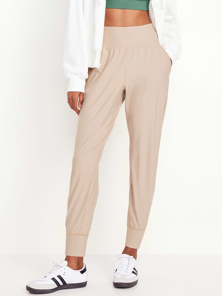Image number 1 showing, High-Waisted PowerSoft Pocket Joggers