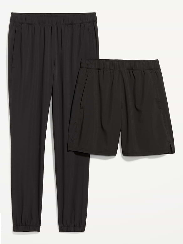 StretchTech Workout Joggers and Shorts Set
