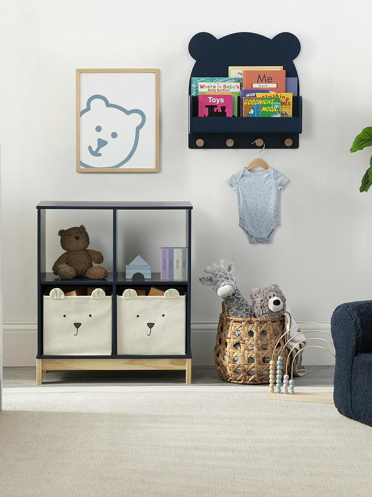 Image number 2 showing, babyGap Brannan Bear Wall Shelf with 4 Hooks