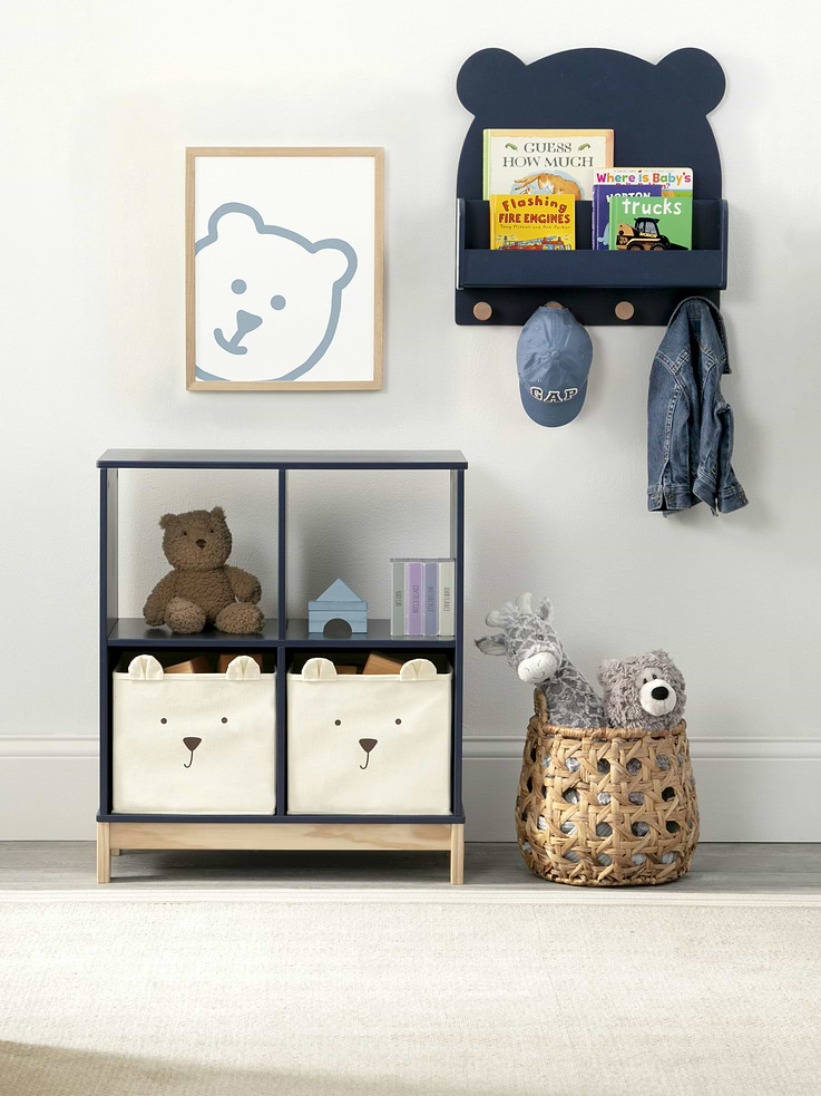 Image number 3 showing, babyGap Brannan Bear Wall Shelf with 4 Hooks