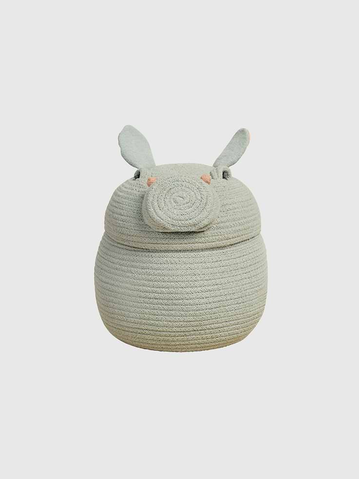 Image number 1 showing, Lorena Canals Storage Basket Henry The Hippo