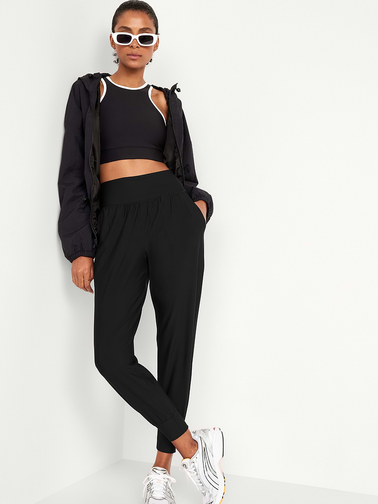 L'image numéro 3 présente Pantalon de jogging PowerSoft à taille haute