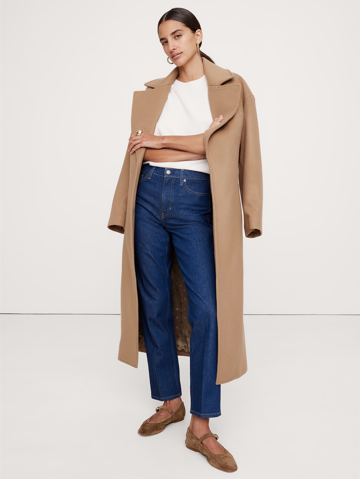 Image number 1 showing, High-Rise Straight Jean