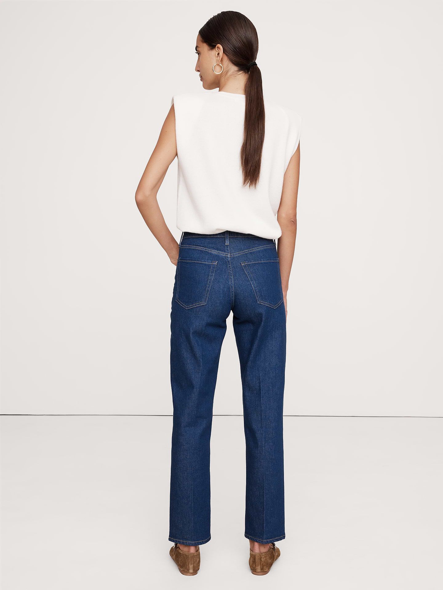 Image number 2 showing, High-Rise Straight Jean