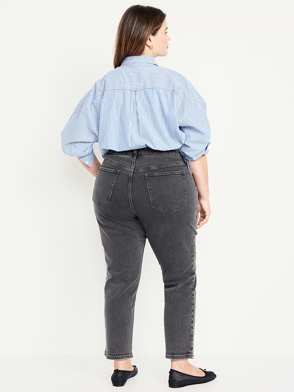 Curvy High-Waisted OG Straight Ankle Jeans