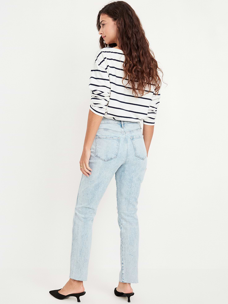 Image number 3 showing, High-Waisted Vintage Slim Jeans