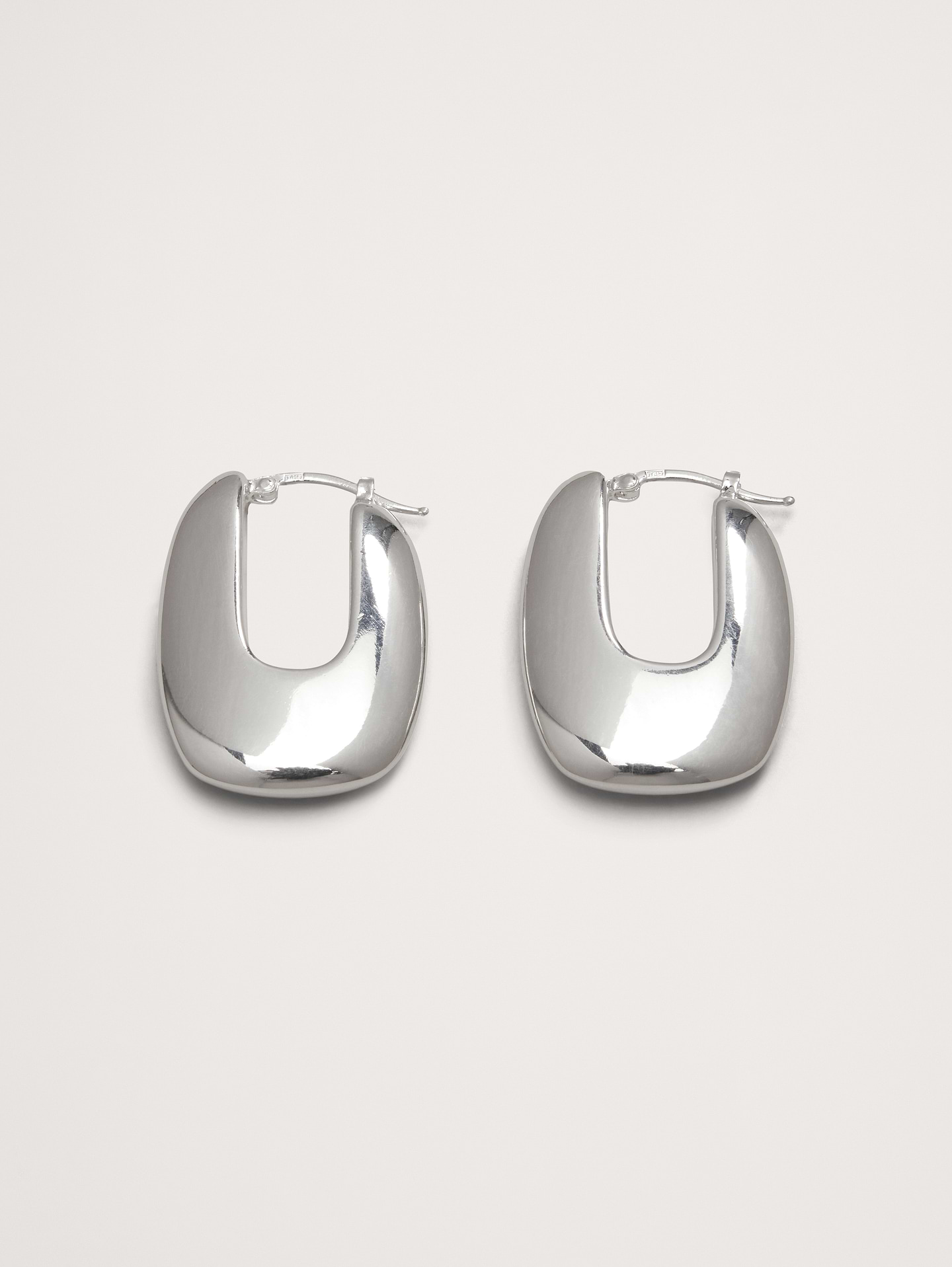 Image number 1 showing, Ravena U-Profile Earrings by Aureus + Argent