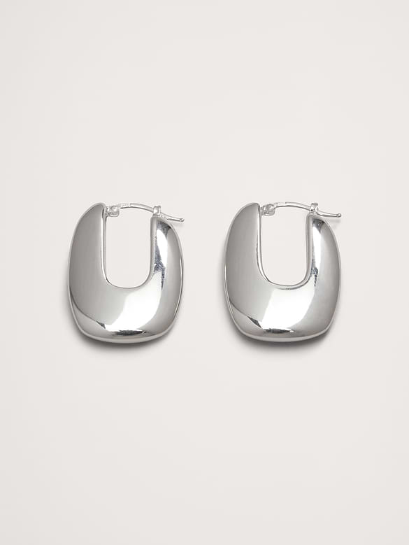 Ravena U-Profile Earrings by Aureus + Argent