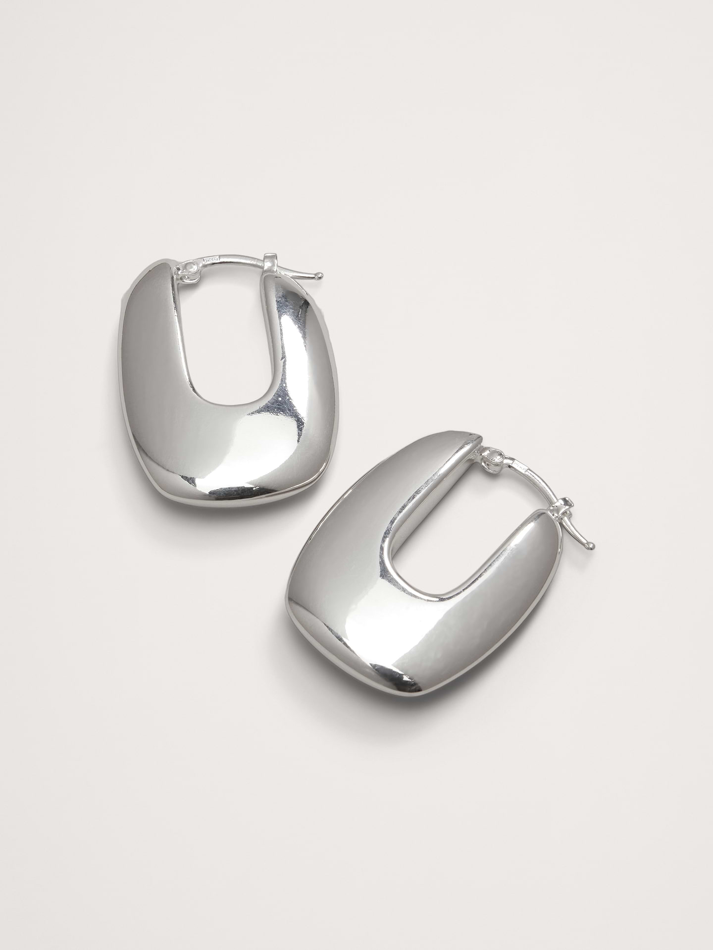Image number 3 showing, Ravena U-Profile Earrings by Aureus + Argent