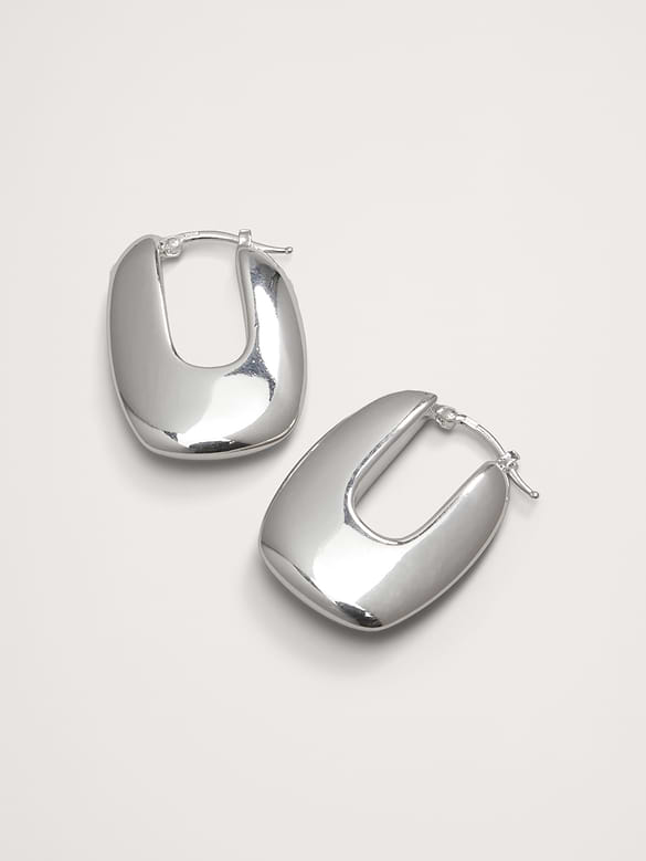 Ravena U-Profile Earrings by Aureus + Argent