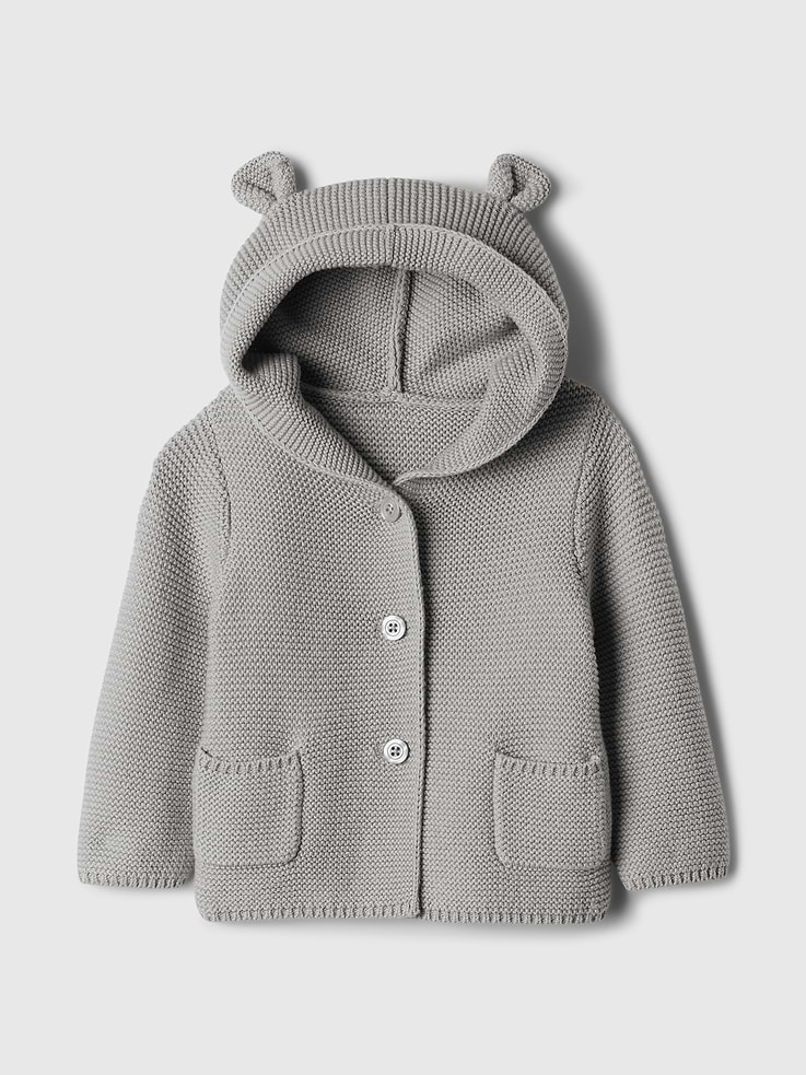 Image number 1 showing, Baby Bear Garter Cardigan