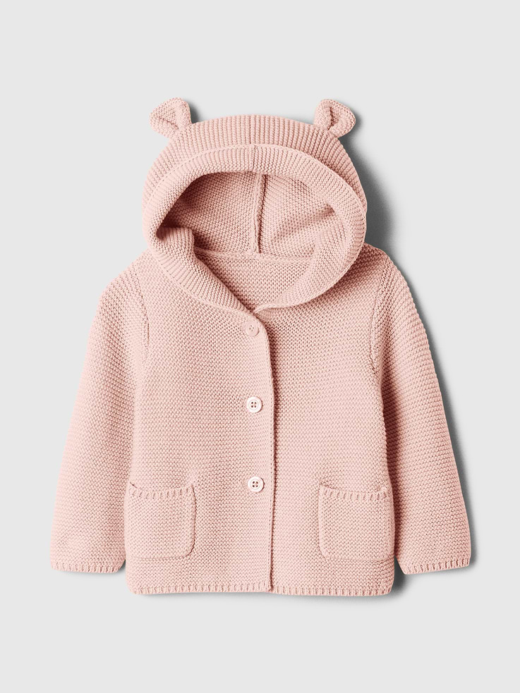 Image number 1 showing, Baby Bear Garter Cardigan