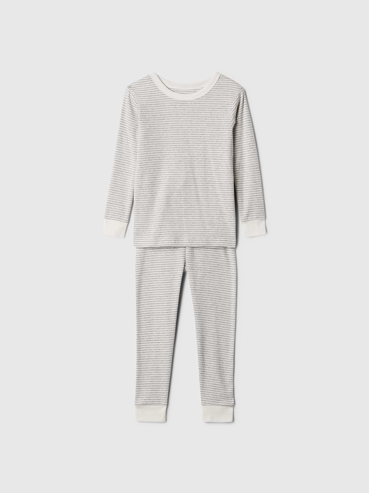 Image number 1 showing, babyGap 100% Organic Cotton Stripe PJ Set