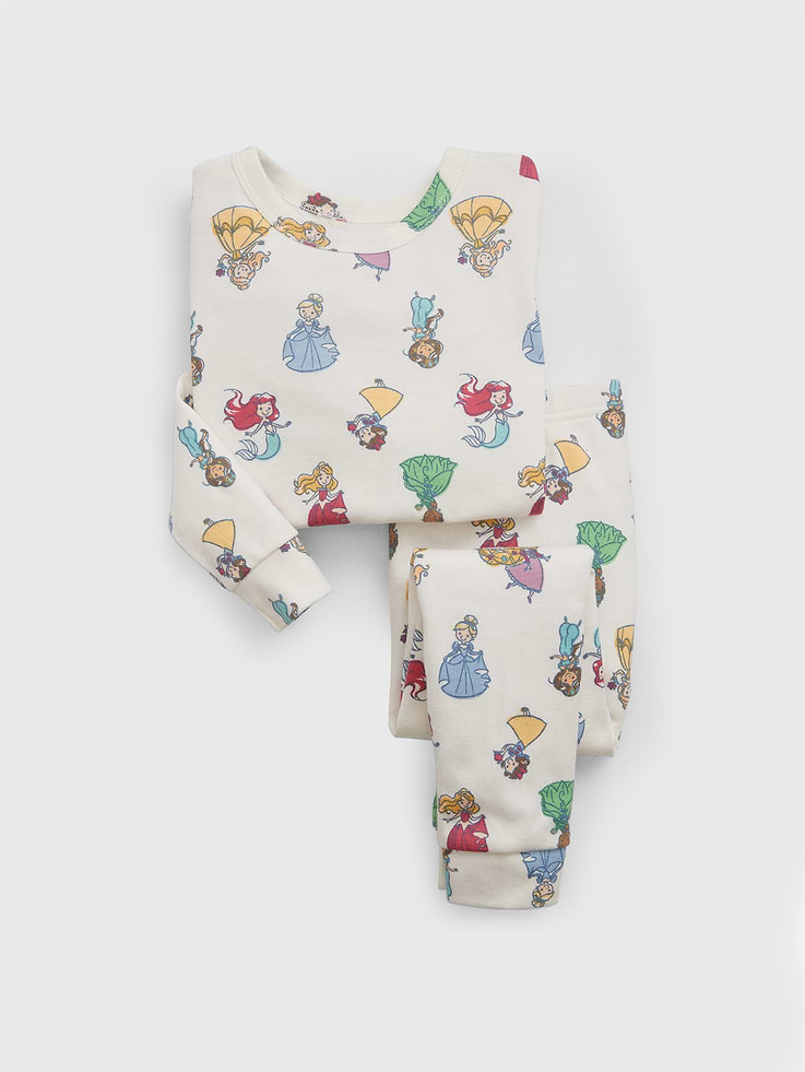 Image number 1 showing, babyGap × Disney Princess 100% Organic Cotton PJ Set