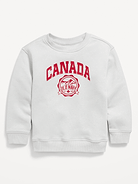 Image number 1 showing, Oversized Canada Logo-Graphic Sweatshirt for Toddler Boys