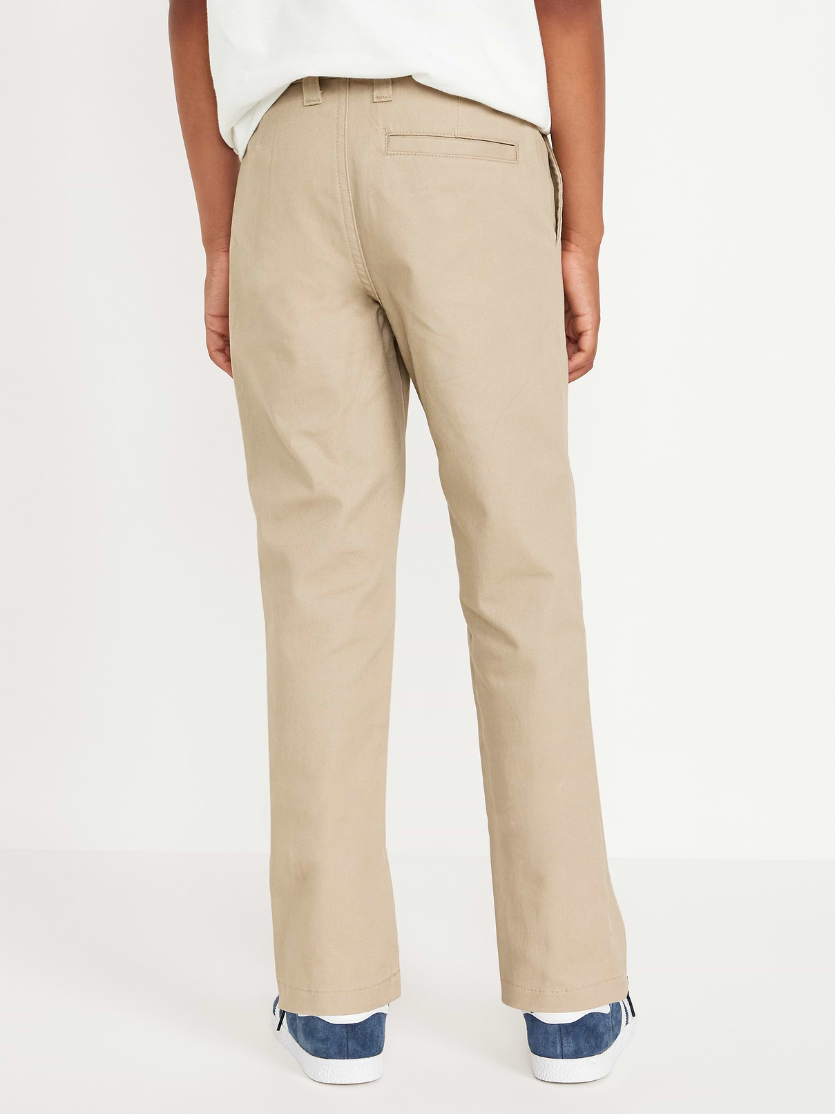 L'image numéro 2 présente Pantalon chino d’uniforme scolaire étroit à extensibilité intégrée pour Garçon