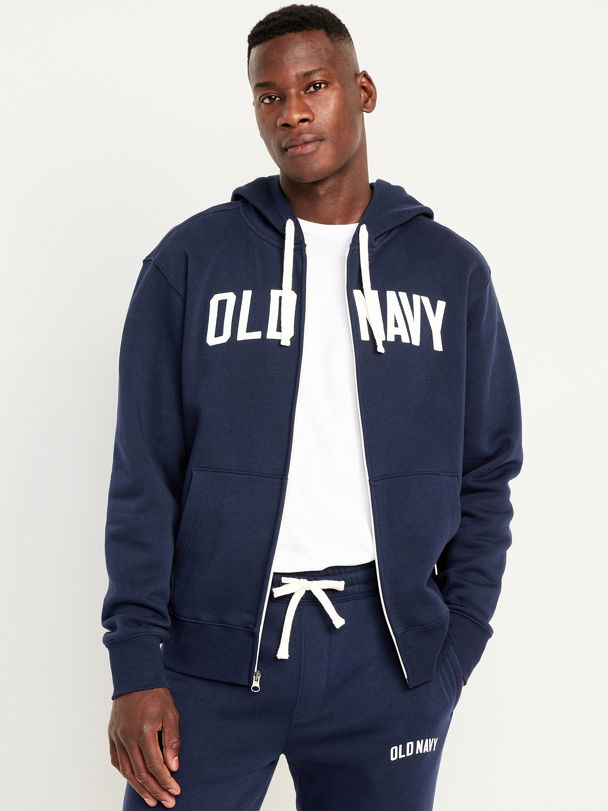 Loose Logo Zip Hoodie | Old Navy